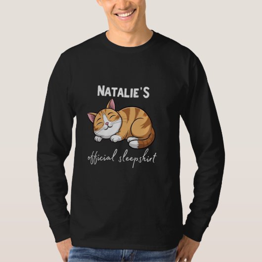 NATALIE'S Officiële Kat Sleepshirt Pyjama Sleepwea T-shirt (Voorkant)
