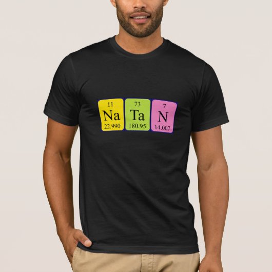 Natan Periodieke Naam shirt (Voorkant)