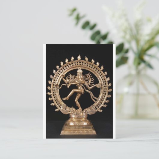 NATARAJ HINDU GOD BRIEFKAART (Staand voorkant)