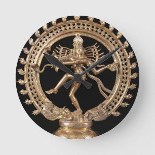 NATARAJ HINDU GOD RONDE KLOK