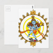 Nataraja Briefkaart (Voorkant / Achterkant)