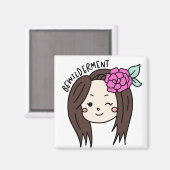 Natas Remi "Chibi" Magnet (Voorkant / Achterkant)