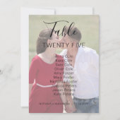 Natasha 2 Kaart van de fotowedstabel (Voorkant)