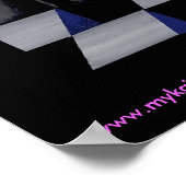 Natasha Gothic Tattoo Angel Poster (Hoek)