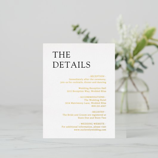 Natasha Monogram Moderne Trouwruimte Kaart (Staand Voorkant)