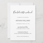 Natasha Photo Bachelorette Weekend met reisschema Kaart (Voorkant)