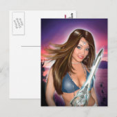 Natasha Portrait Briefkaart (Voorkant / Achterkant)