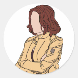 Natasha Romanoff Ronde Sticker
