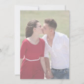 Natasha Rustic Calligraphy Photo Brunch & Bubble Kaart (Achterkant)