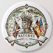 Natchez City Seal Button (Voorkant)