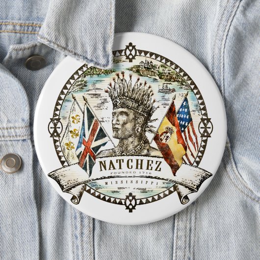 Natchez City Seal Button (In situ)