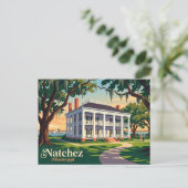 Natchez Mississippi Briefkaart (Staand voorkant)