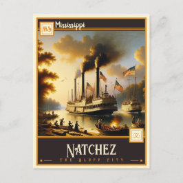Natchez, Mississippi | Briefkaart
