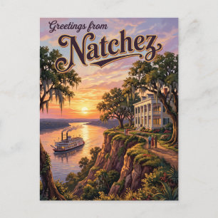 Natchez Mississippi Briefkaart