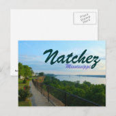 Natchez Mississippi, grote overstroming 2011, Briefkaart (Voorkant / Achterkant)