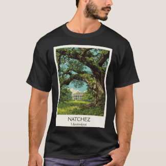 Natchez Mississippi Landhuis Historische Antebellu T-shirt