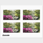 Natchez Mississippi Spring Rechthoekige Sticker (Vel)