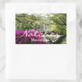 Natchez Mississippi Spring Rechthoekige Sticker (Tas)