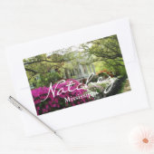 Natchez Mississippi Spring Rechthoekige Sticker (Envelop)