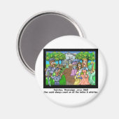 Natchez, MS 1865 Funny Gifts T - shirts & Collecti Magneet (Voorkant / Achterkant)