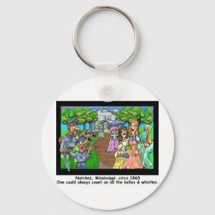 Natchez, MS 1865 Funny Gifts T - shirts & Collecti Sleutelhanger