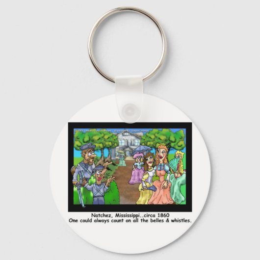 Natchez, MS 1865 Funny Gifts T - shirts & Collecti Sleutelhanger (Voorkant)