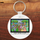 Natchez, MS 1865 Funny Gifts T - shirts & Collecti Sleutelhanger (Voorkant)