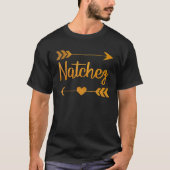 NATCHEZ MS MISSISSIPPI Funny City Home Roots USA W T-shirt (Voorkant)