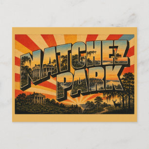 Natchez National Historical Park MS Reisreportage Briefkaart