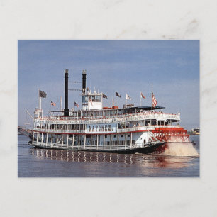 Natchez New Orleans Oude Stoomschip Briefkaart
