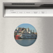 Natchez River Boat in New Orleans Magnet (Insitu (Vaatwasser))