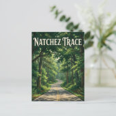 Natchez Trace Briefkaart (Staand voorkant)