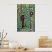 Natchez Trace National Scenic Trail Reisposter Poster (Keuken)