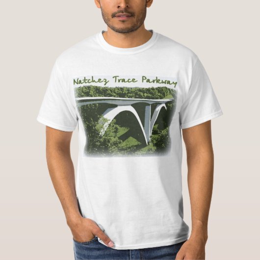 Natchez Trace Parkway Arch Bridge T-Shirt (Voorkant)