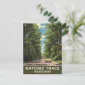 Natchez Trace Parkway Briefkaart (Staand voorkant)