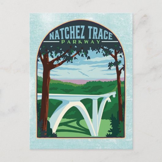 Natchez Trace Parkway Briefkaart (Voorkant)
