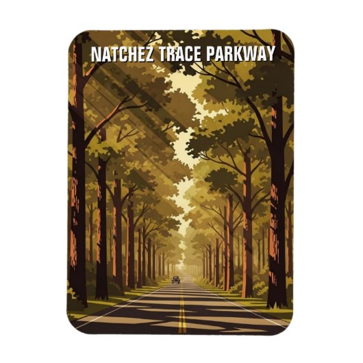 Natchez Trace Parkway Magneet (Verticaal)