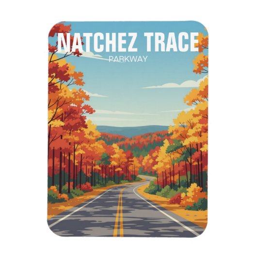 Natchez Trace Parkway Magneet (Verticaal)