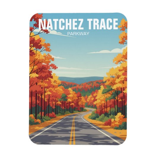 Natchez Trace Parkway Magneet (Verticaal)