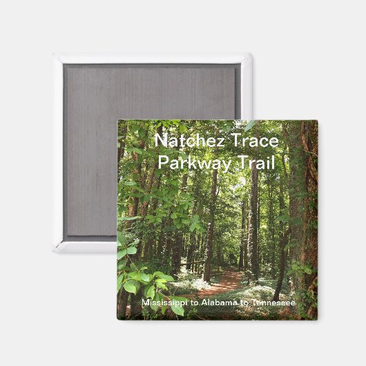 Natchez Trace Parkway Magnet (Voorkant / Achterkant)