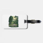 Natchez Trace Parkway Mississippi Forest Bagagelabel (Achterkant horizontaal)