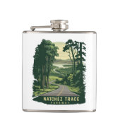 Natchez Trace Parkway Mississippi Forest Heupfles (Voorkant)