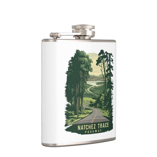 Natchez Trace Parkway Mississippi Forest Heupfles (Rechts)