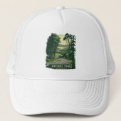 Natchez Trace Parkway Mississippi Forest Trucker Pet (Voorkant)