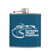 Natchez Trace Parkway Motorcycle Heupfles (Voorkant)