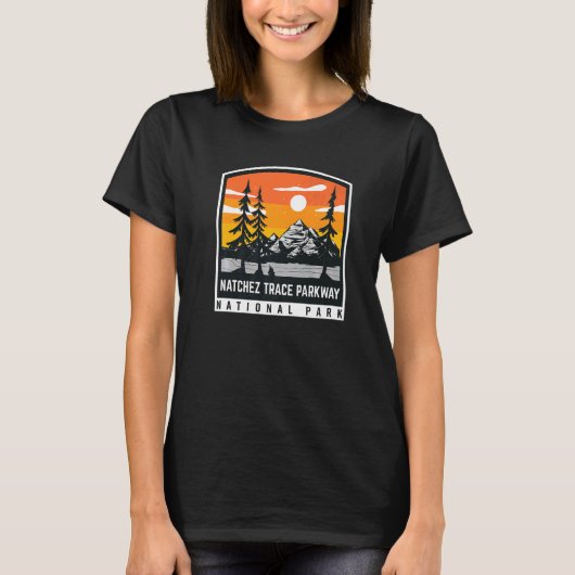 Natchez Trace Parkway Nationale Schilderachtig Tra T-shirt (Voorkant)