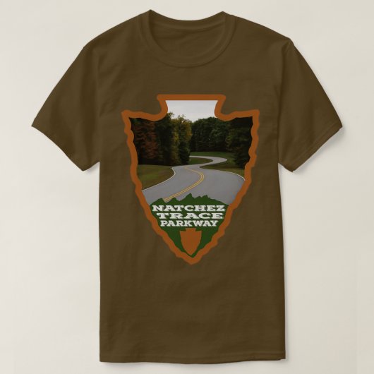Natchez Trace Parkway-pijlpunt T-shirt (Design voorkant)
