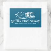 Natchez Trace Parkway Recreatievoertuig Rechthoekige Sticker (Tas)