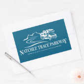 Natchez Trace Parkway Recreatievoertuig Rechthoekige Sticker (Envelop)