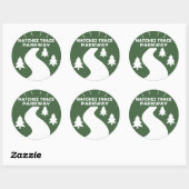 Natchez Trace Parkway Ronde Sticker (Vel)